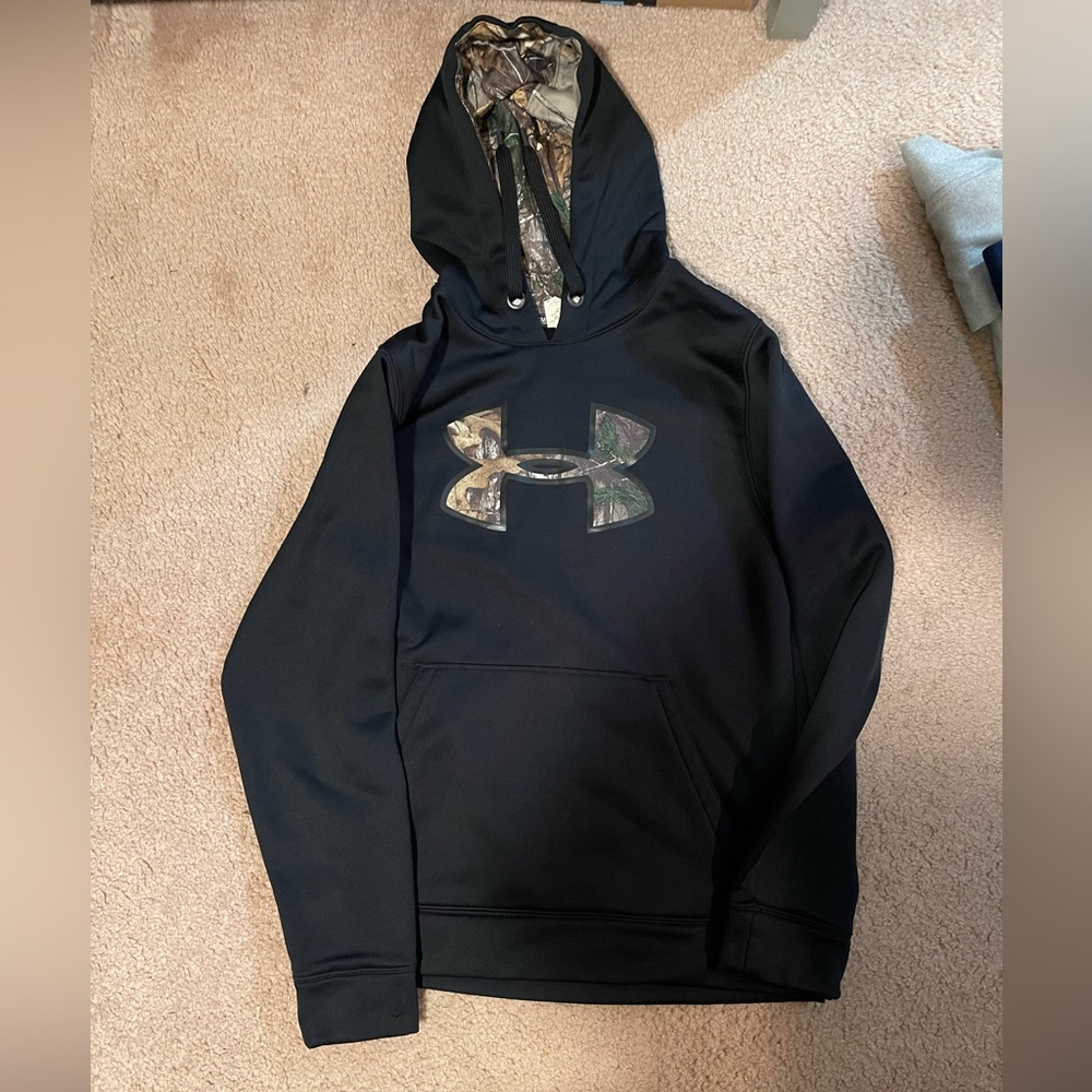 under armour camouflage Logo hoodie